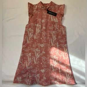 BCBGeneration Blush Floral Dress